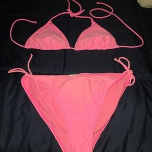 Pink bikini